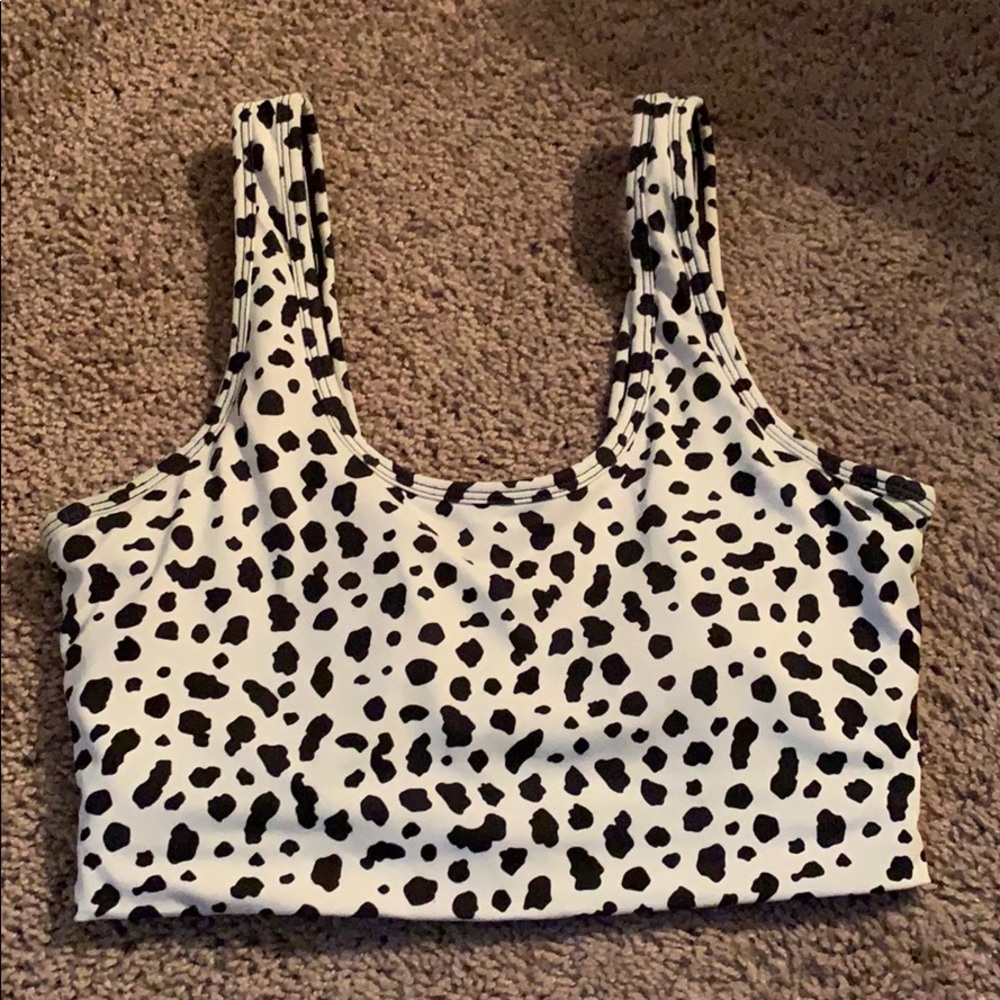 Balance athletica bra snow leopard
